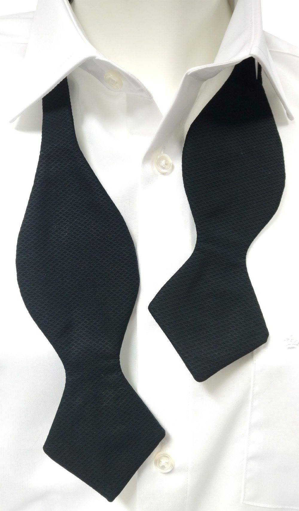 Gray Linen Bow Tie Diamond Point Bow Tie Self Tie Bow Tie 