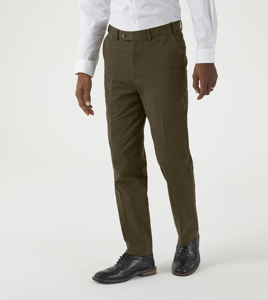 Antibes Olive Green Chinos - Chinos - 28R 