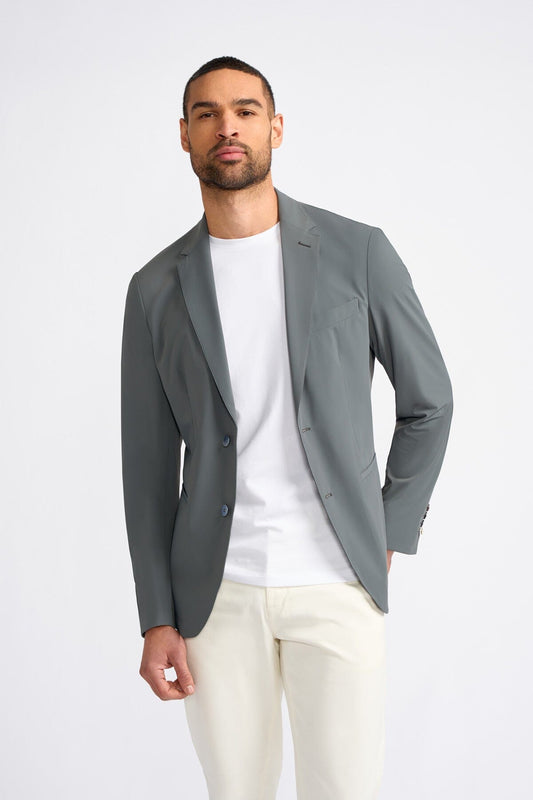 Bergan Dark Grey Blazer - Blazers & Jackets - 34R 