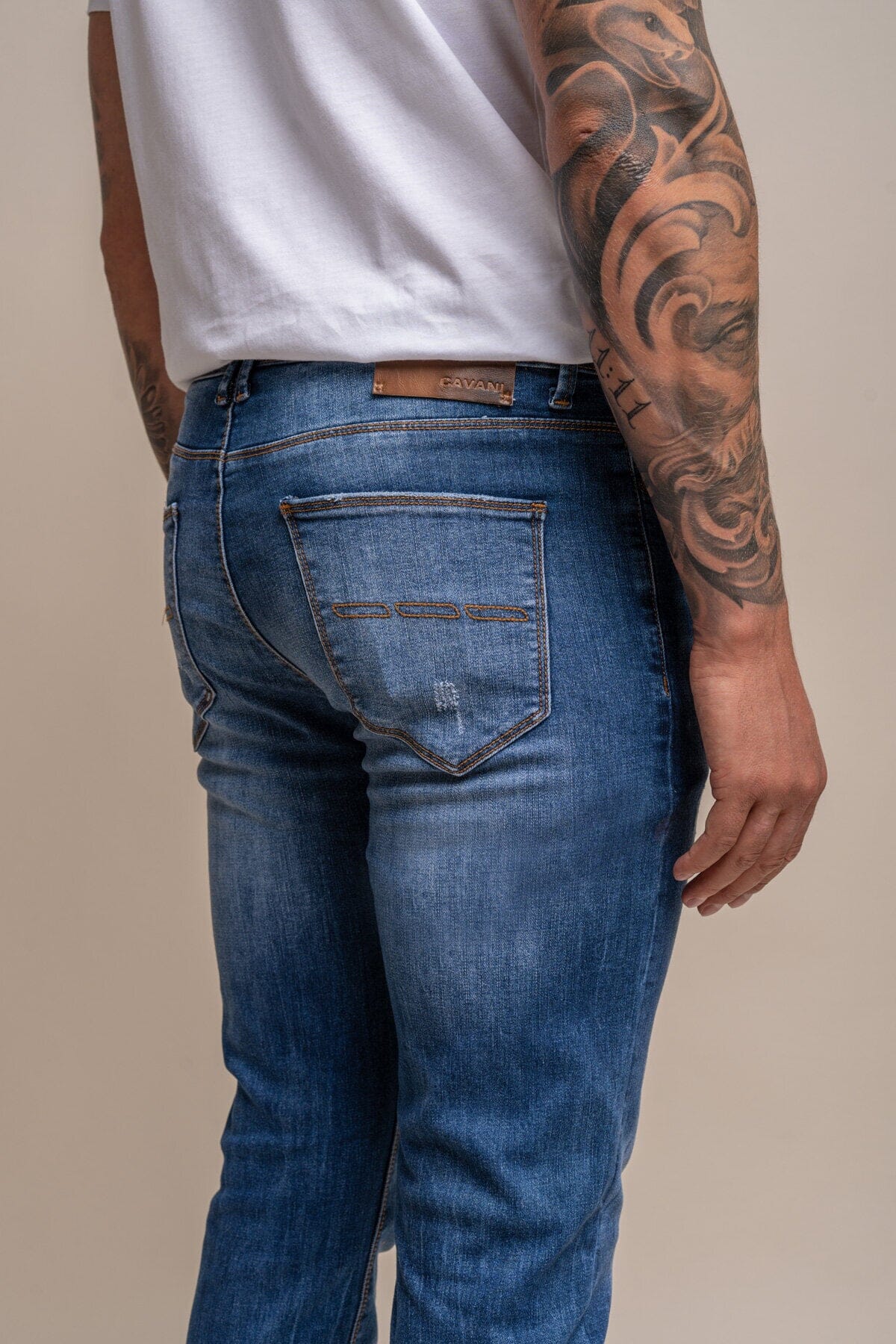 Blaze Blue Denim Jeans - Jeans - - THREADPEPPER