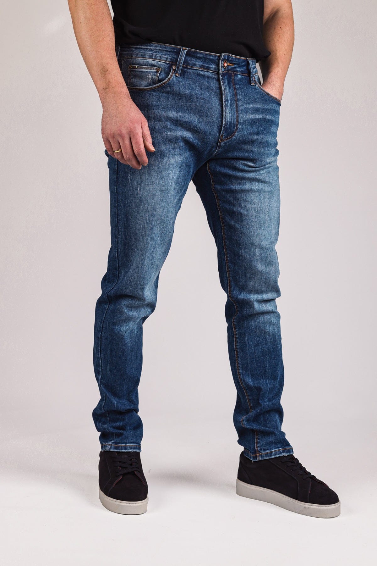 Blaze Blue Denim Jeans - Jeans - - THREADPEPPER