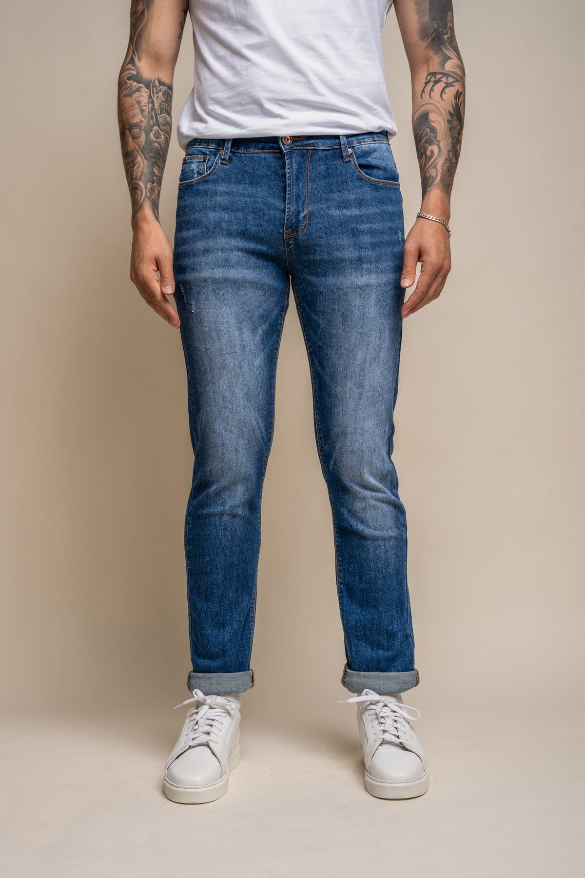 Blaze Blue Denim Jeans - Jeans - 30S - THREADPEPPER