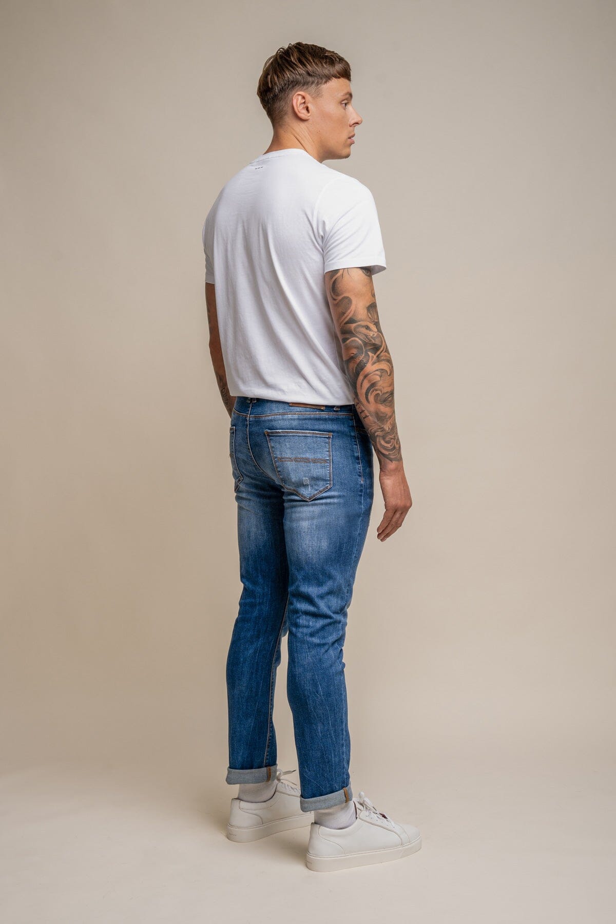 Blaze Blue Denim Jeans - Jeans - - THREADPEPPER