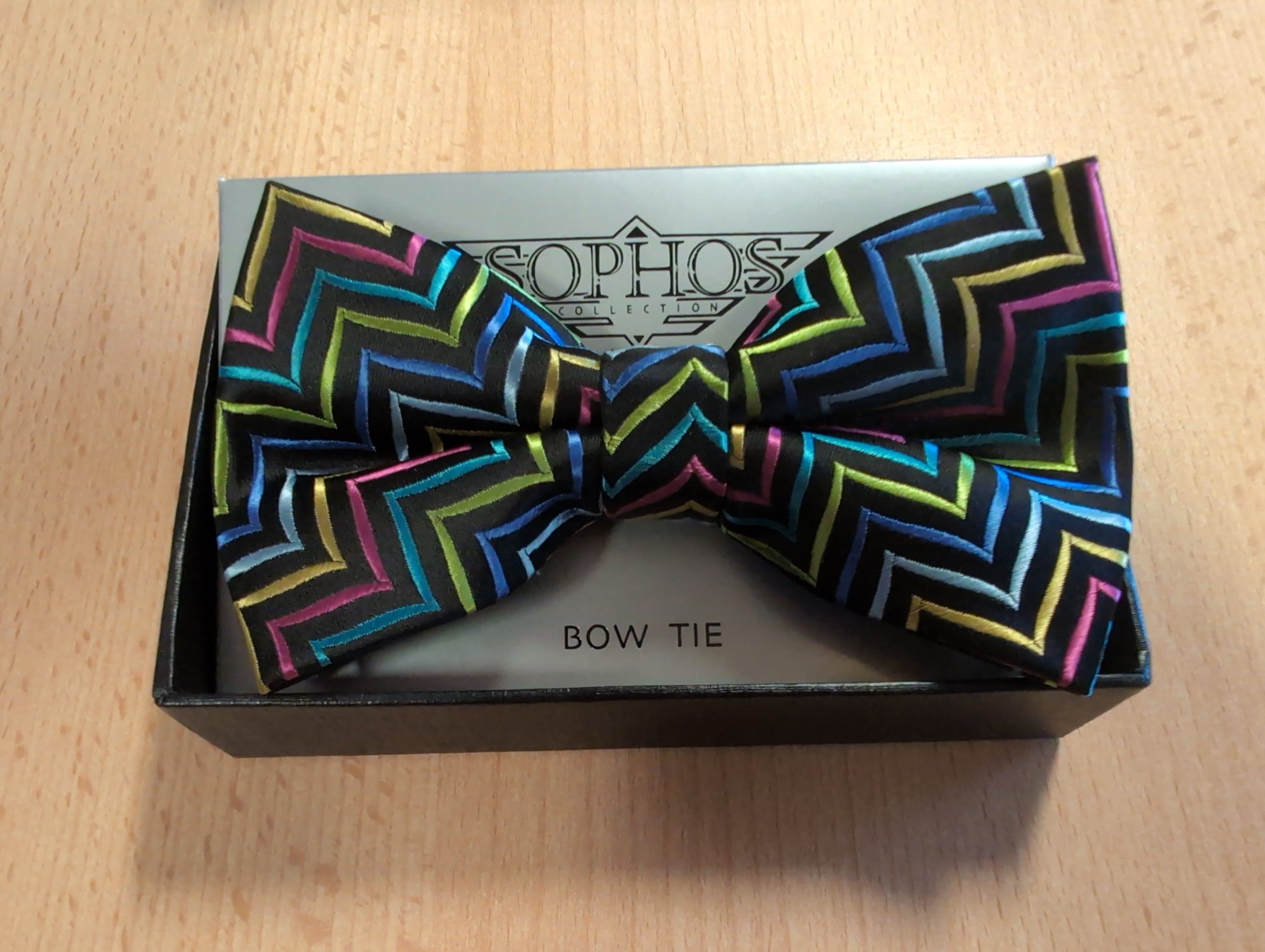 Bow Tie - STOCK CLEARANCE - Bow Ties - Rainbow Chevron 