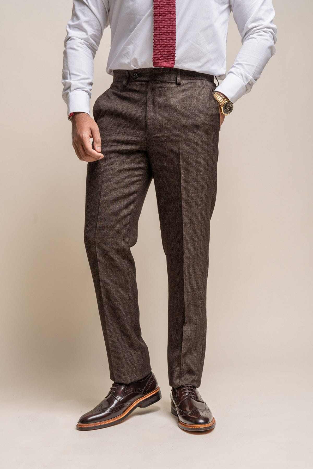 Caridi Brown 2 Piece Suit - Suits - 