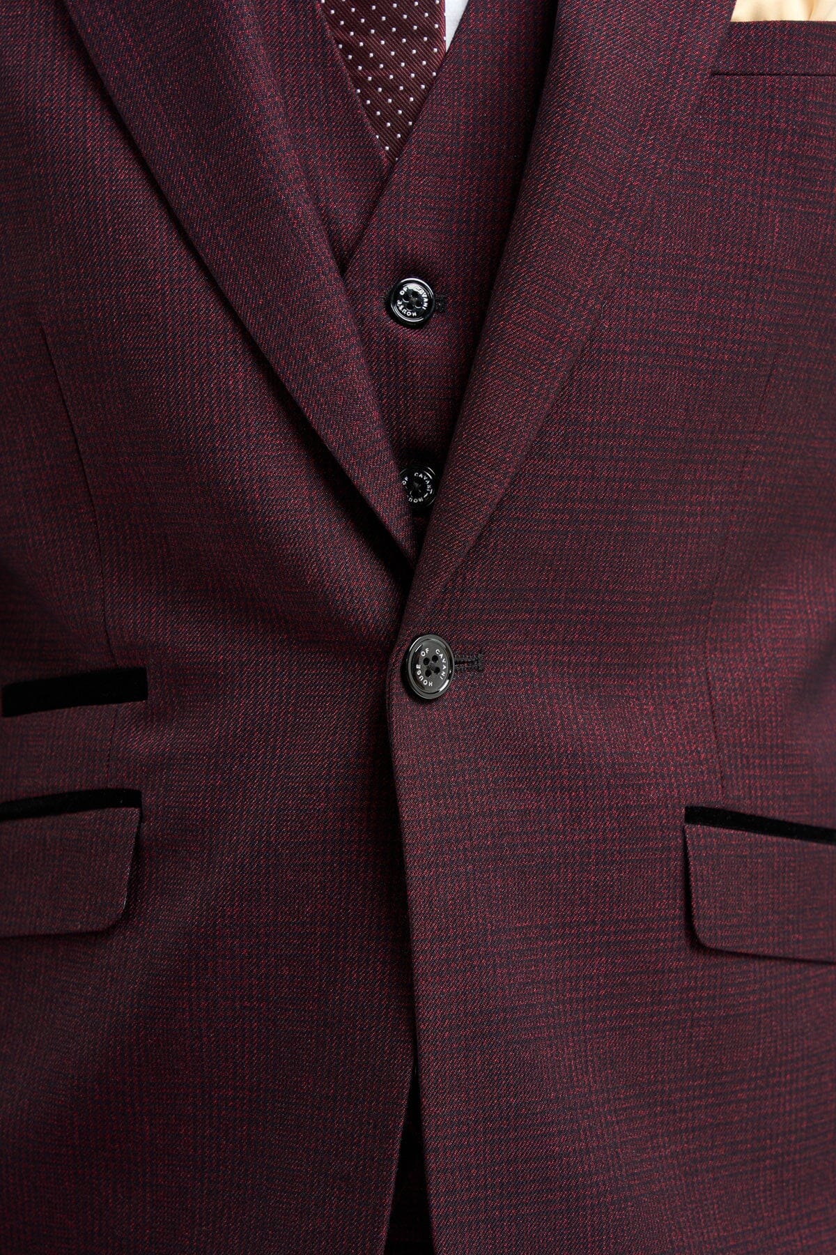 Caridi Wine Blazer - Blazers & Jackets - 