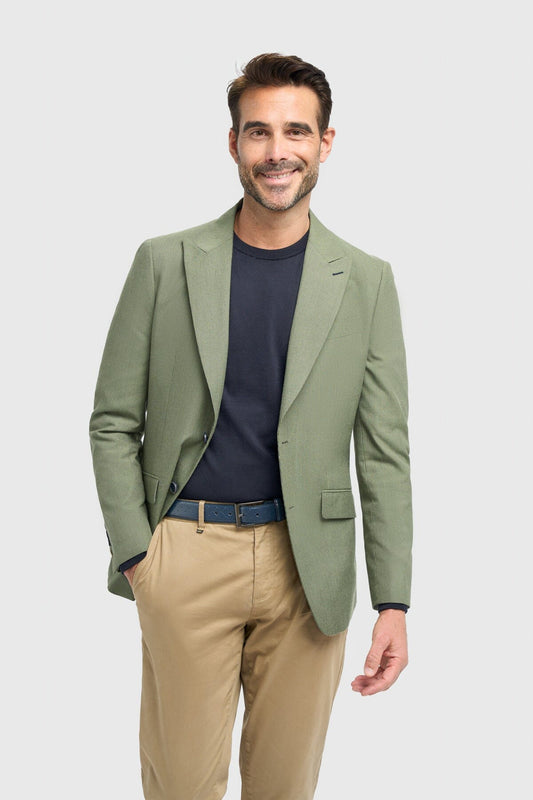 Cristo Olive Blazer - Blazers & Jackets - 34 