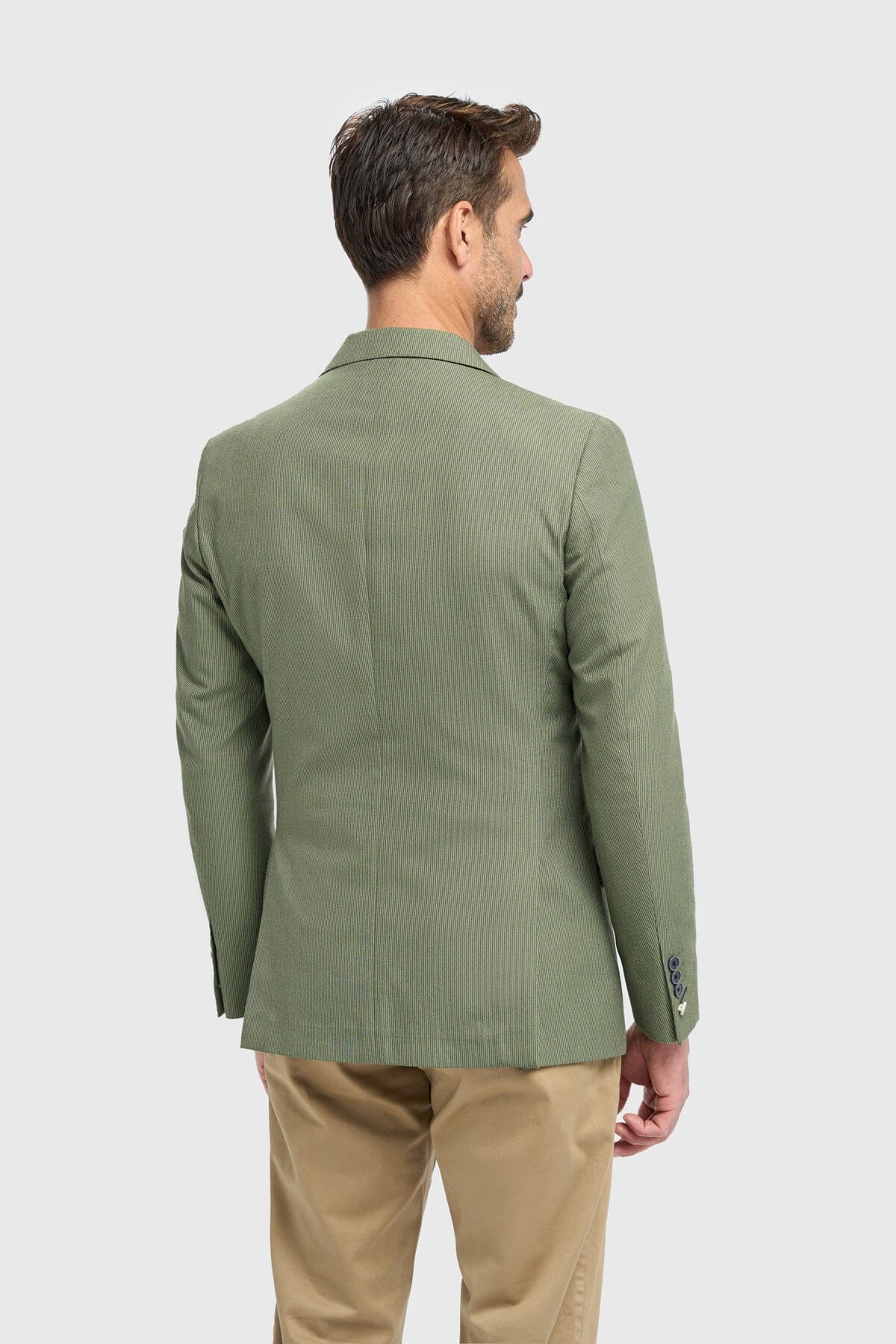 Cristo Olive Blazer - Blazers & Jackets - 