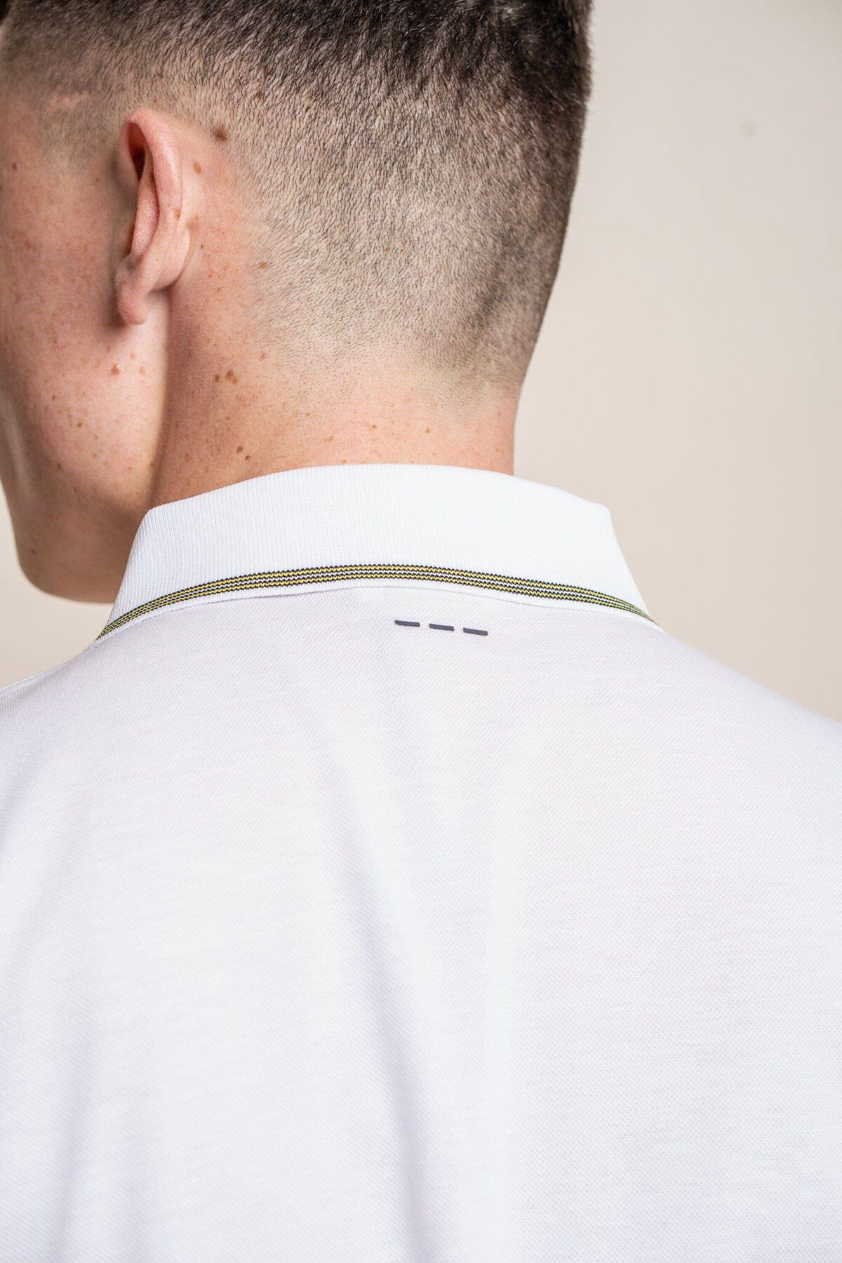 Finlay White Cotton Polo Shirt - Polo Shirts - 