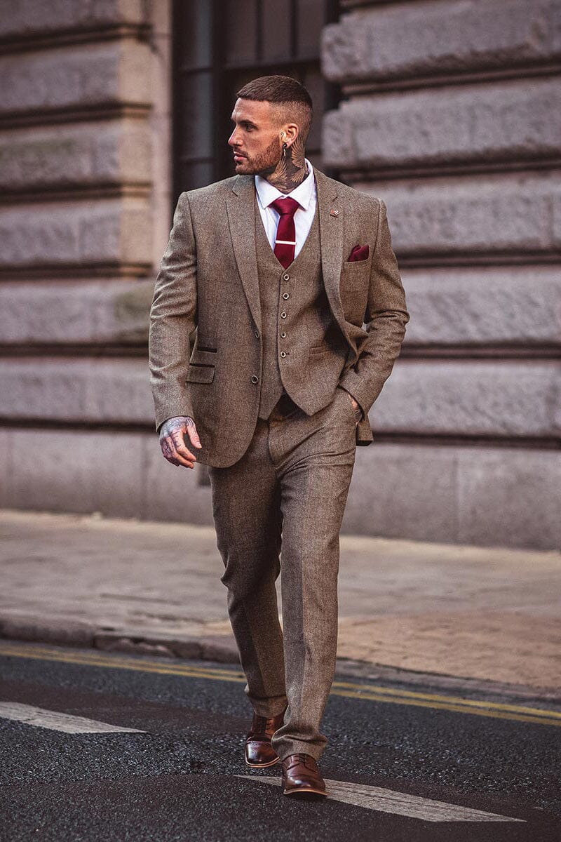 Tweed 3 sales piece suit