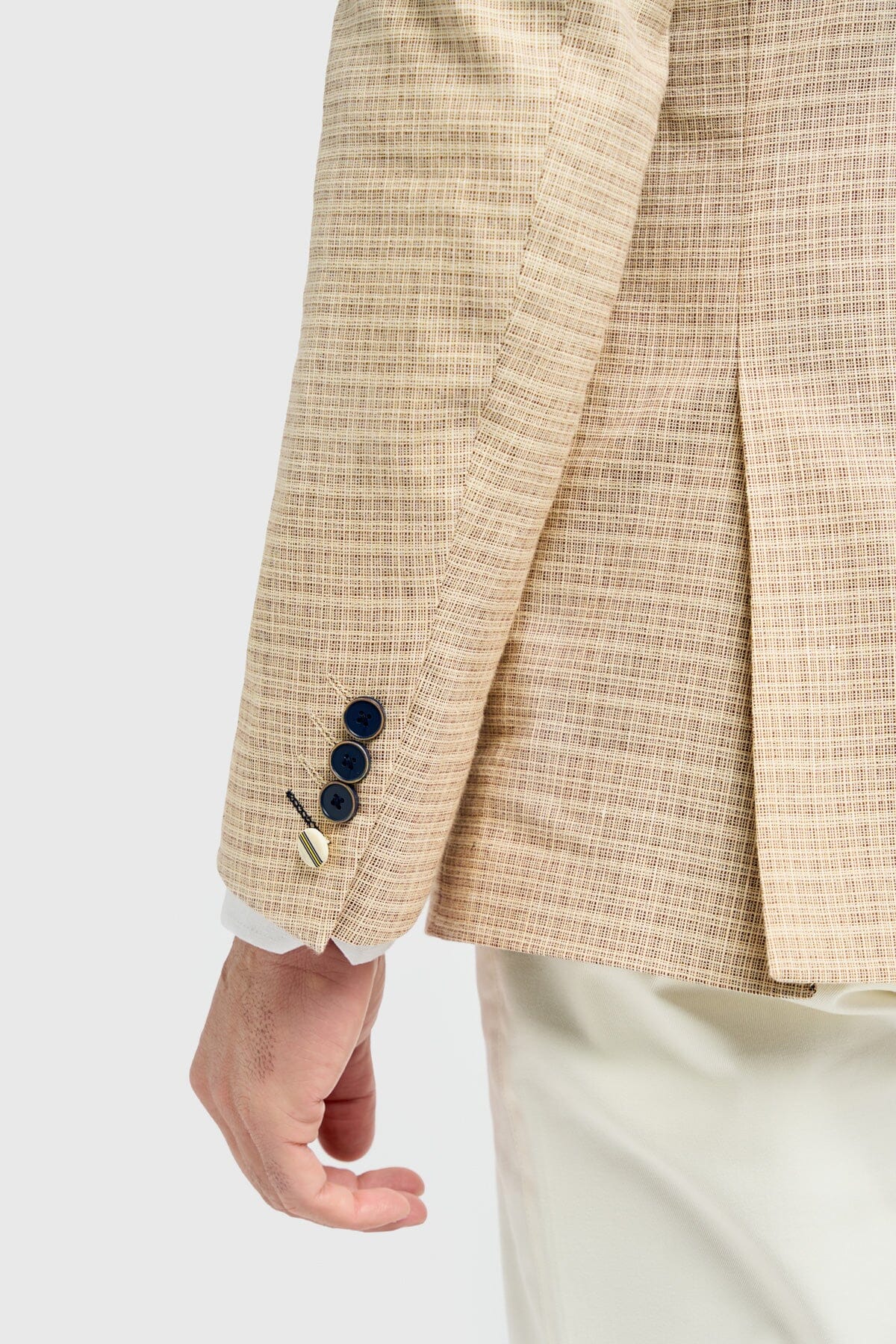 Kova Beige Blazer - Blazers & Jackets - 