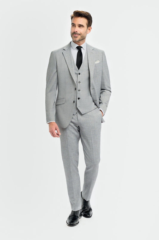 Malibu Grey 2 Piece Suit - Suits - 