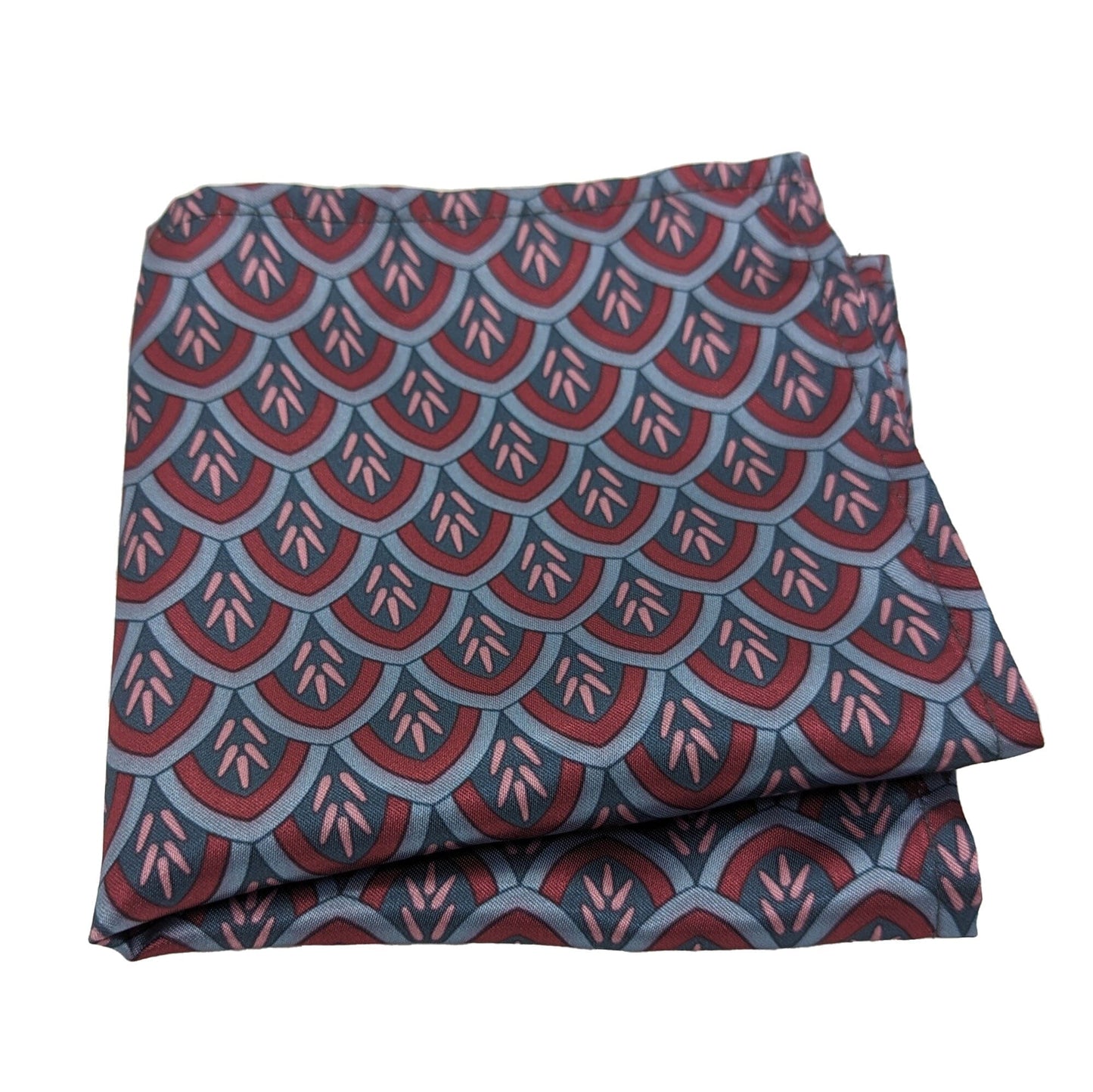 Men's Pocket Square - STOCK CLEARANCE - Handkerchiefs - Deco Tile 