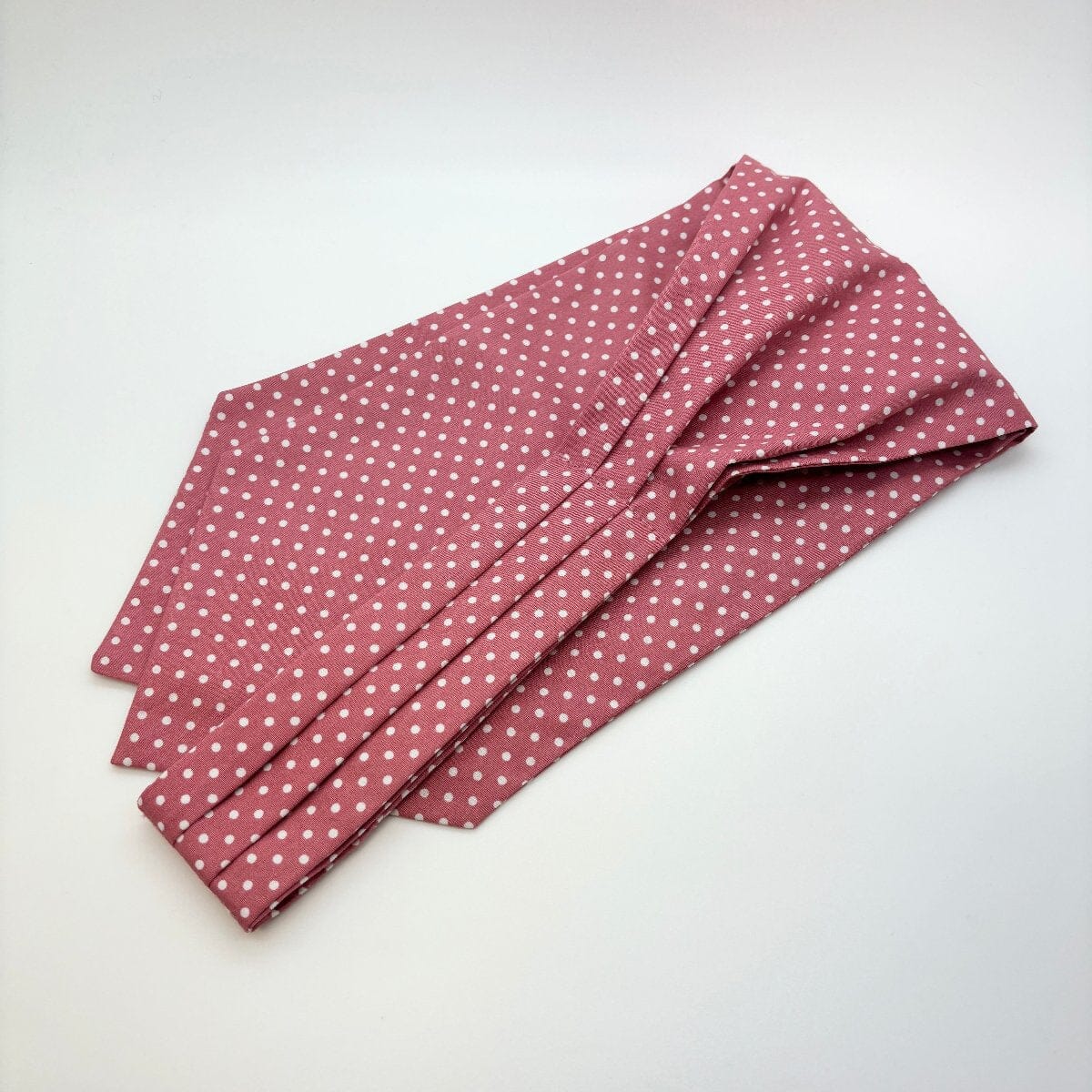 Pink Spot Cotton Cravat - Cravats - Cravat Only 