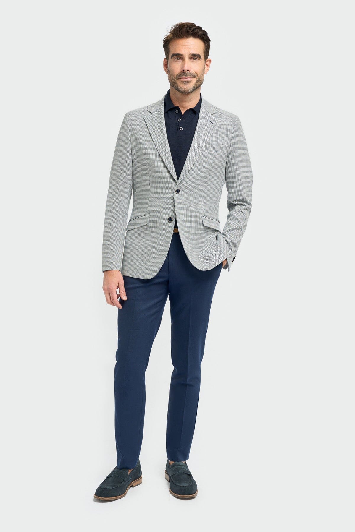 Porto Blue Blazer - Blazers & Jackets - 