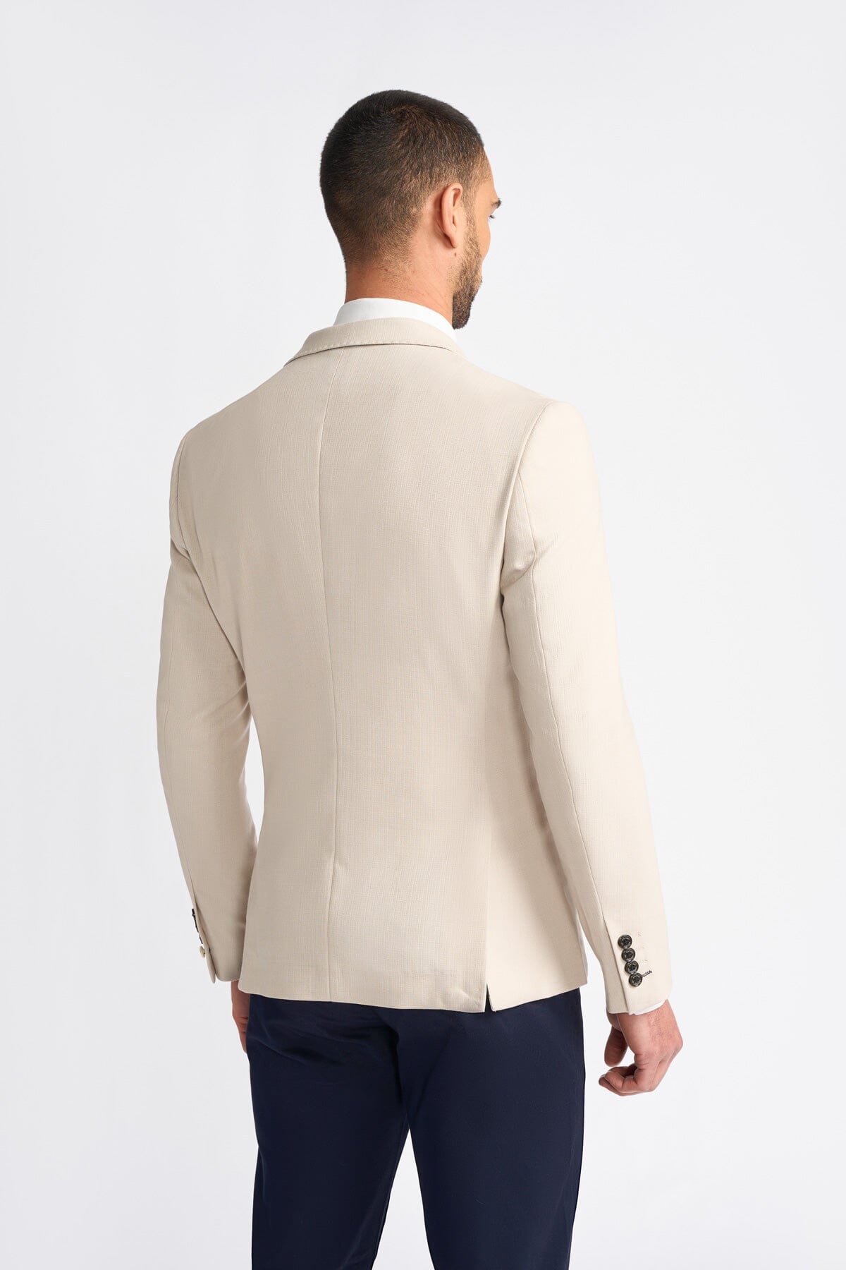 Romeo Beige Blazer - Blazers & Jackets - 