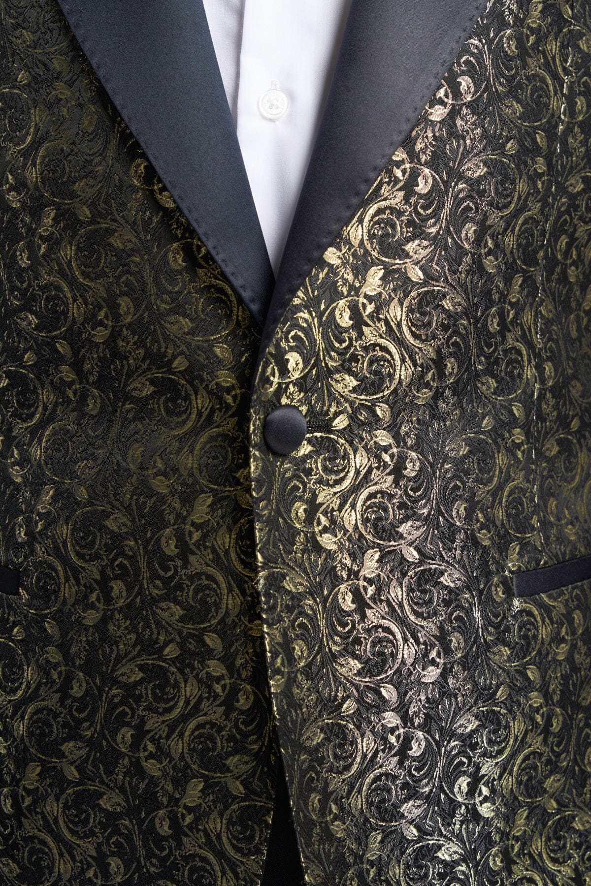 Toros Gold Tuxedo Blazer - Blazers & Jackets - 