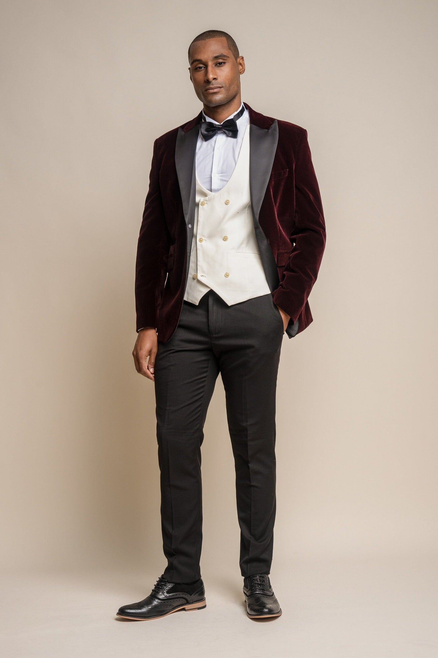 Wine Velvet Blazer - STOCK CLEARANCE - Blazers & Jackets Sale - 