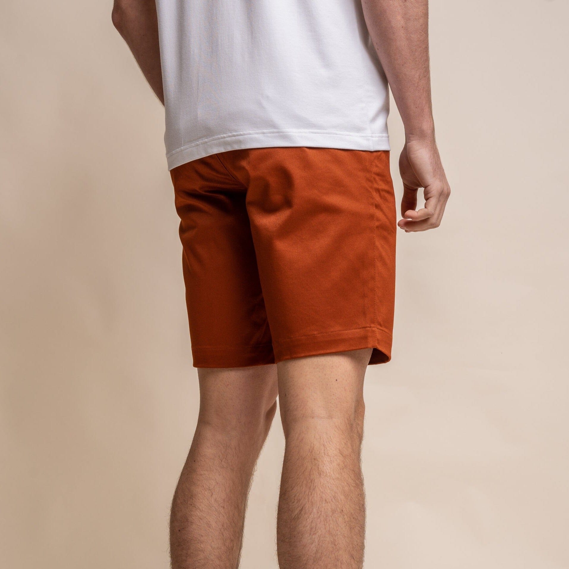 Mens brown hotsell chino shorts