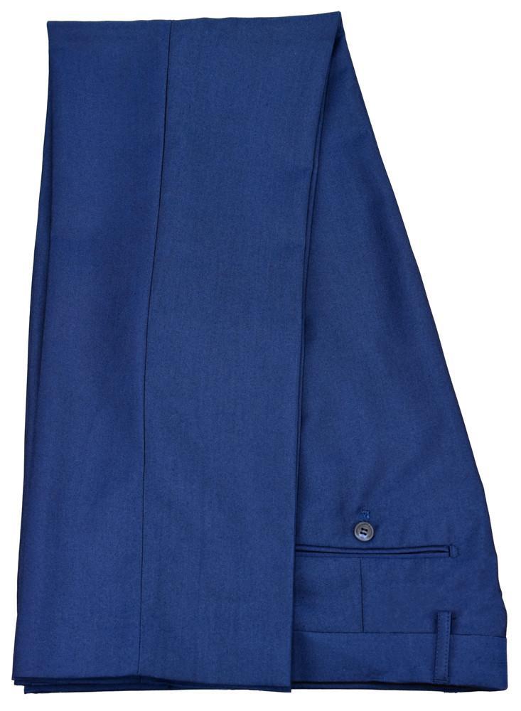 Ford Blue Suit Trousers - Trousers - - THREADPEPPER