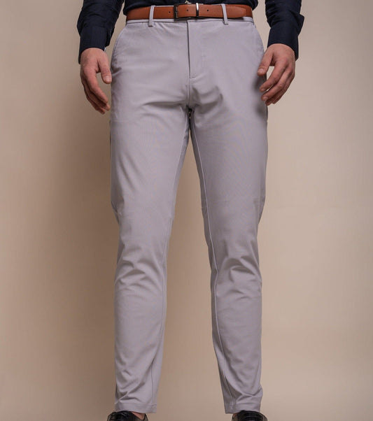 Reed Grey Trousers - Trousers - 30R - THREADPEPPER